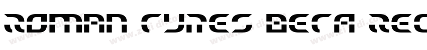 Roman Tyres BETA Reg字体转换